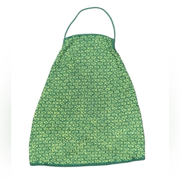 *NWOT* Free People Rook Sweater Halter Top - Aqua Combo - Picture 3 of 4